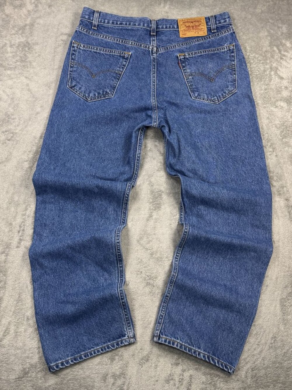 Vintage Y2K Levis 505 Regular Fit Straight Leg Jeans Mens 36x29 Blue Denim 2000s